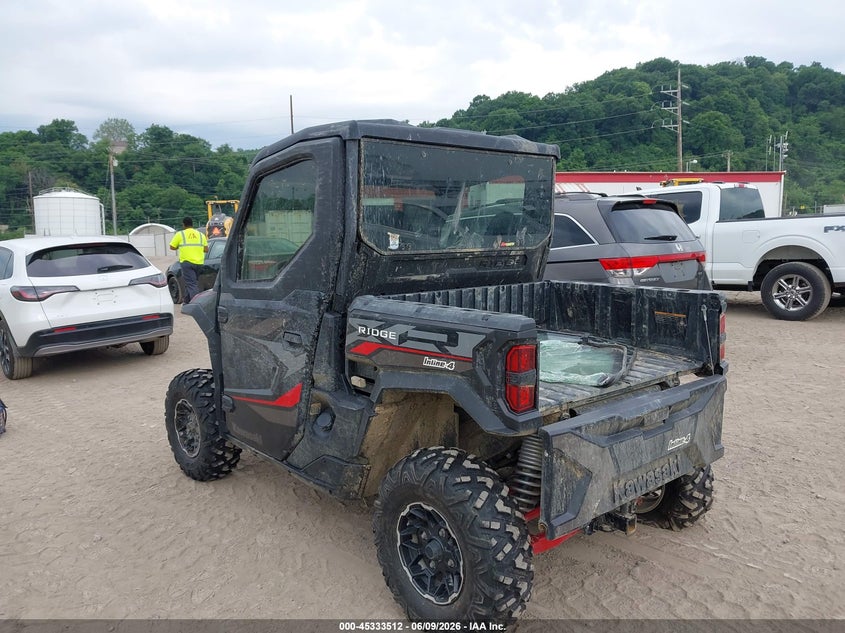 2024 Kawasaki VIN JKAWFCG12RB502805 IAAI salvage auction — FRONT & REAR, Salvage (Pennsylvania), sold $4,050 on 2026-07-28 (photo 3)
