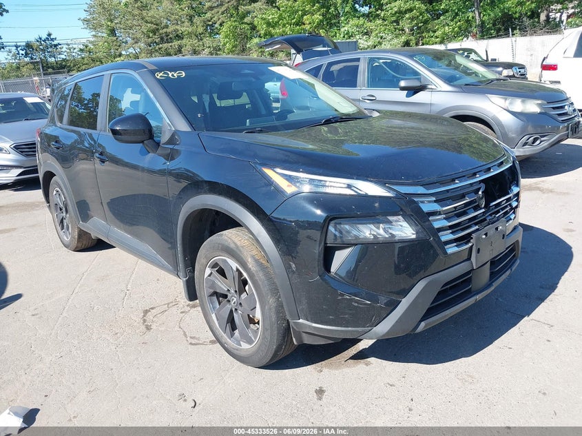 2025 Nissan Rogue VIN JN8BT3BBXSW150198 IAAI salvage auction — LEFT SIDE, Salvage Title, sold $5,100 on 2026-07-14 (photo 1)