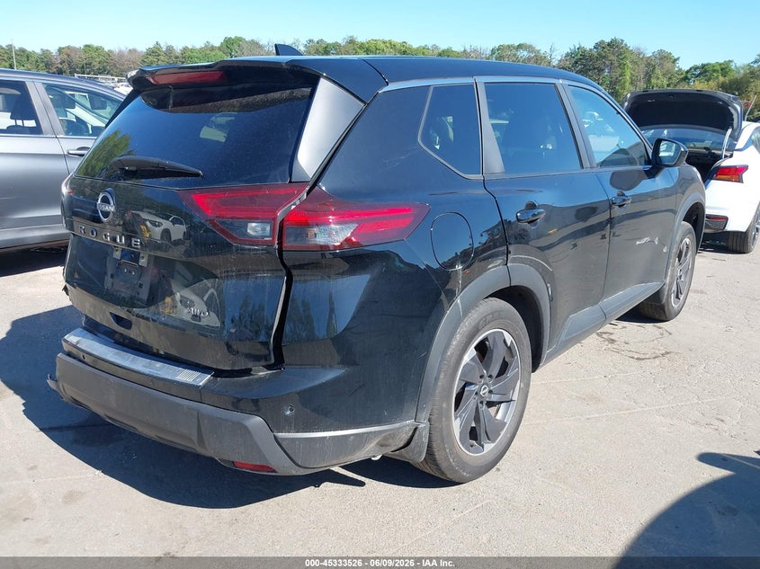 2025 Nissan Rogue VIN JN8BT3BBXSW150198 IAAI salvage auction — LEFT SIDE, Salvage Title, sold $5,100 on 2026-07-14 (photo 4)