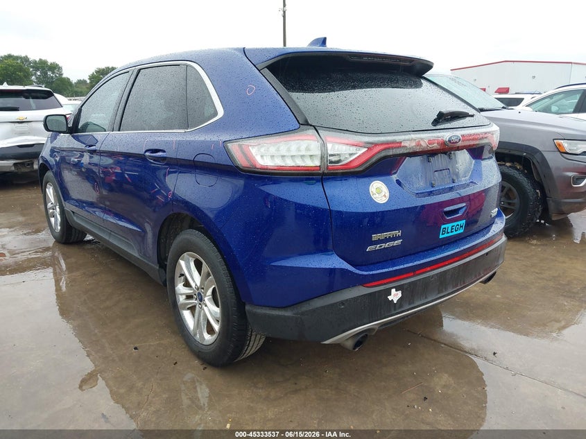 2015 Ford Edge VIN 2FMTK3J92FBB51883 IAAI salvage auction — RIGHT FRONT, Original (Texas), sold $1,700 on 2026-07-10 (photo 3)