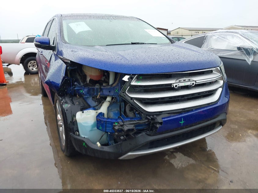 2015 Ford Edge VIN 2FMTK3J92FBB51883 IAAI salvage auction — RIGHT FRONT, Original (Texas), sold $1,700 on 2026-07-10 (photo 6)