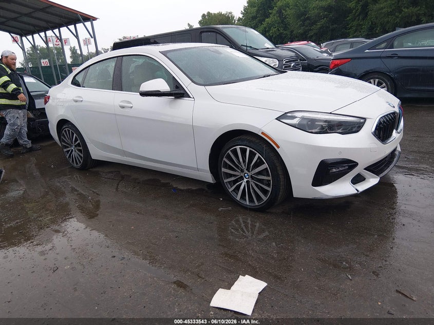 2021 BMW 2er VIN WBA73AK0XM7H00808 IAAI salvage auction — LEFT SIDE, Salvage - Greater Than 75% (Maryland), sold $5,700 on 2026-07-23 (photo 1)