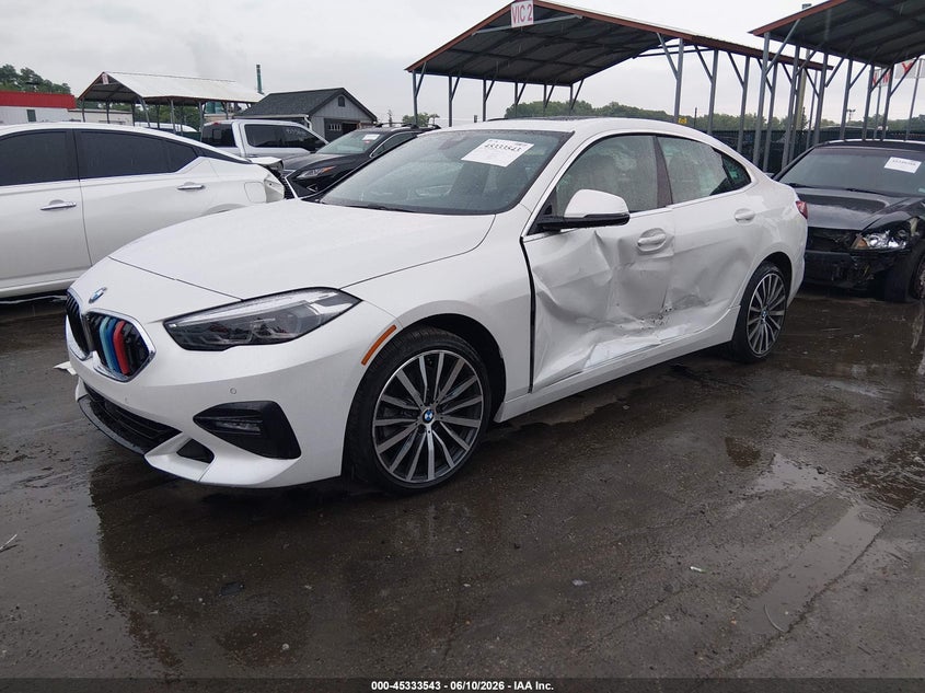 2021 BMW 2er VIN WBA73AK0XM7H00808 IAAI salvage auction — LEFT SIDE, Salvage - Greater Than 75% (Maryland), sold $5,700 on 2026-07-23 (photo 2)