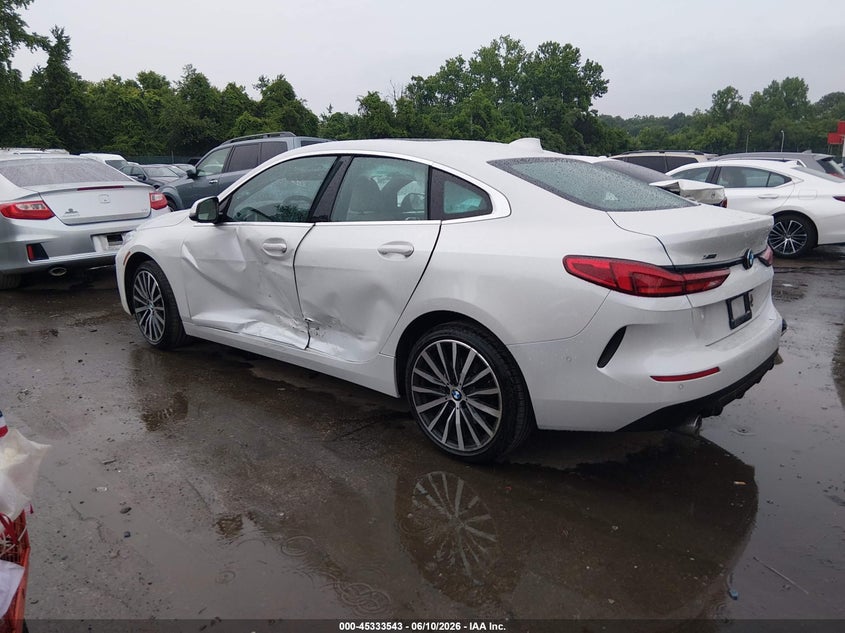 2021 BMW 2er VIN WBA73AK0XM7H00808 IAAI salvage auction — LEFT SIDE, Salvage - Greater Than 75% (Maryland), sold $5,700 on 2026-07-23 (photo 3)