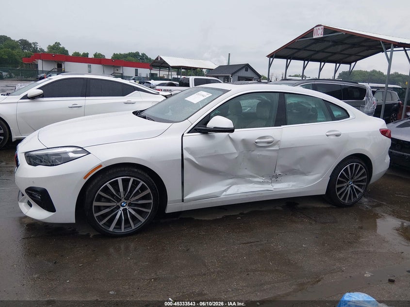 2021 BMW 2er VIN WBA73AK0XM7H00808 IAAI salvage auction — LEFT SIDE, Salvage - Greater Than 75% (Maryland), sold $5,700 on 2026-07-23 (photo 6)