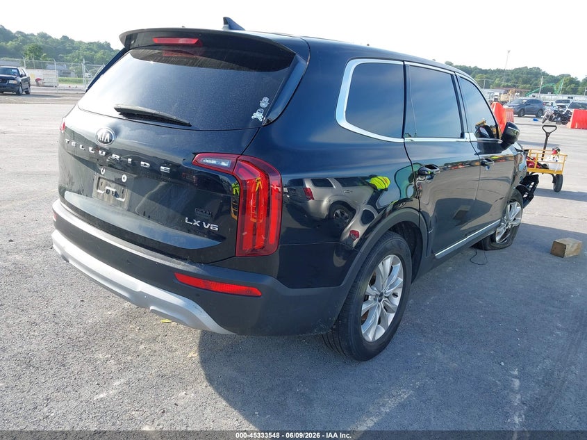 2020 Kia Telluride VIN 5XYP24HC4LG040756 IAAI salvage auction — RIGHT FRONT, Salvage (Illinois), sold $25 on 2026-07-28 (photo 4)