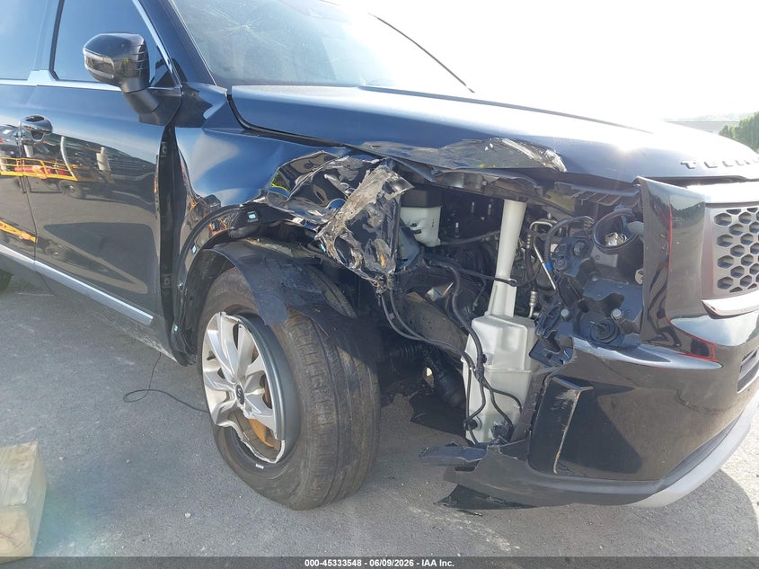 2020 Kia Telluride VIN 5XYP24HC4LG040756 IAAI salvage auction — RIGHT FRONT, Salvage (Illinois), sold $25 on 2026-07-28 (photo 6)