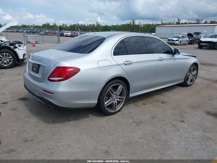 2017 Mercedes-benz E-klasse VIN WDDZF4JB0HA182663 IAAI salvage auction — FRONT END, Salvage Title, sold $4,150 on 2026-07-27 (photo 4)