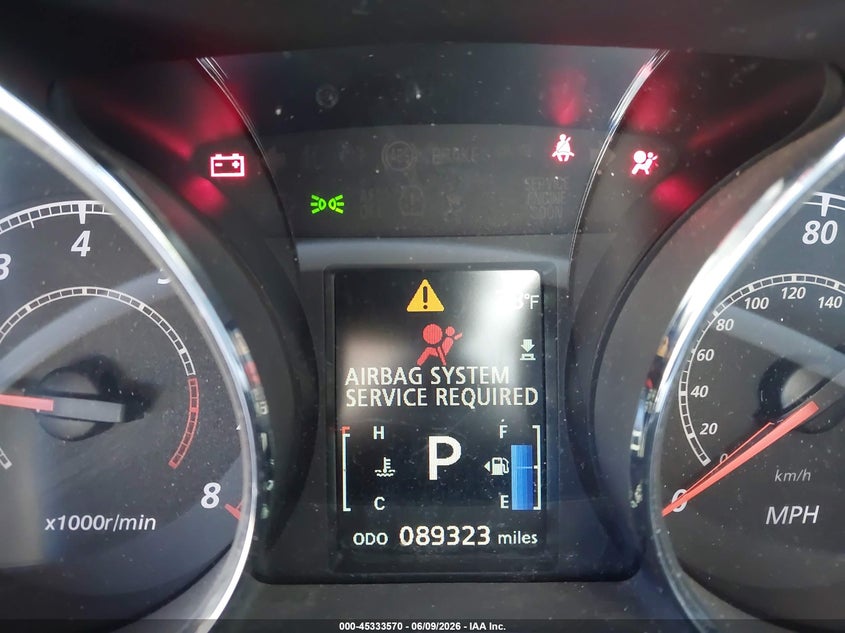 2017 Mitsubishi Outlander VIN JA4AR3AU4HZ054013 IAAI salvage auction — FRONT END, Salvage Title, sold $525 on 2026-07-07 (photo 7)