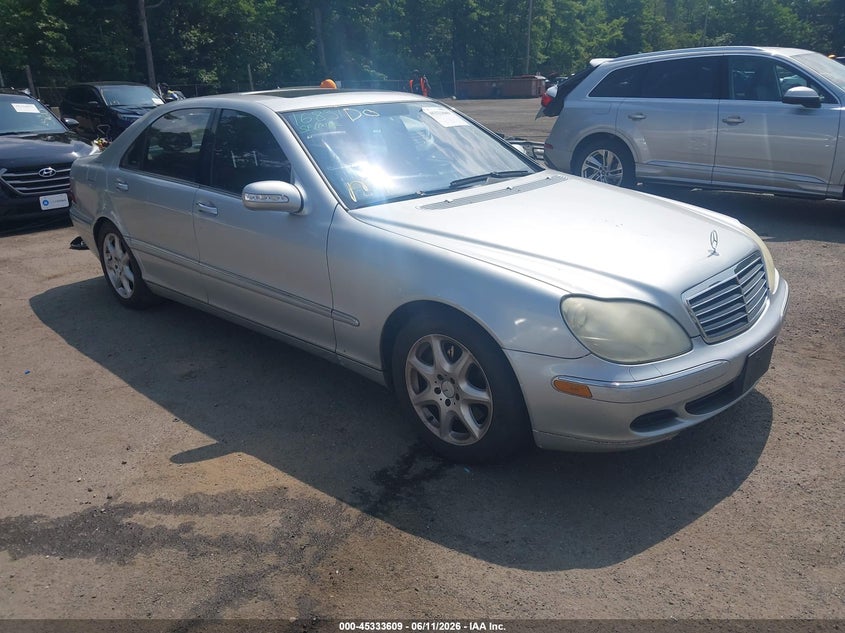2004 Mercedes-benz S class VIN WDBNG84J74A427645 IAAI salvage auction — LEFT SIDE, Salvage - Greater Than 75% (Maryland), sold $400 on 2026-07-08 (photo 1)