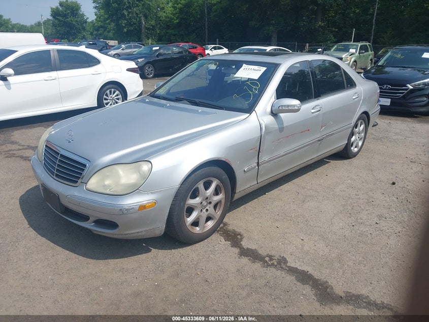 2004 Mercedes-benz S class VIN WDBNG84J74A427645 IAAI salvage auction — LEFT SIDE, Salvage - Greater Than 75% (Maryland), sold $400 on 2026-07-08 (photo 2)