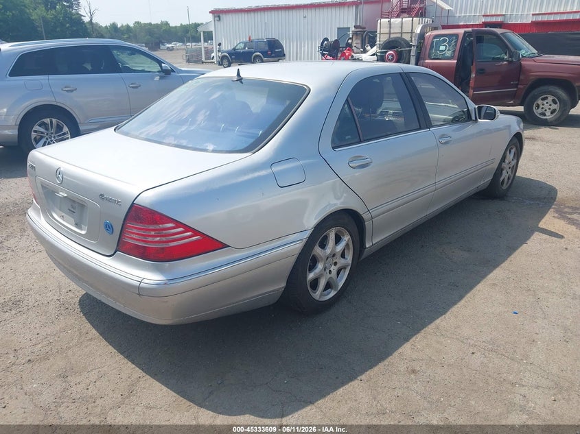 2004 Mercedes-benz S class VIN WDBNG84J74A427645 IAAI salvage auction — LEFT SIDE, Salvage - Greater Than 75% (Maryland), sold $400 on 2026-07-08 (photo 4)