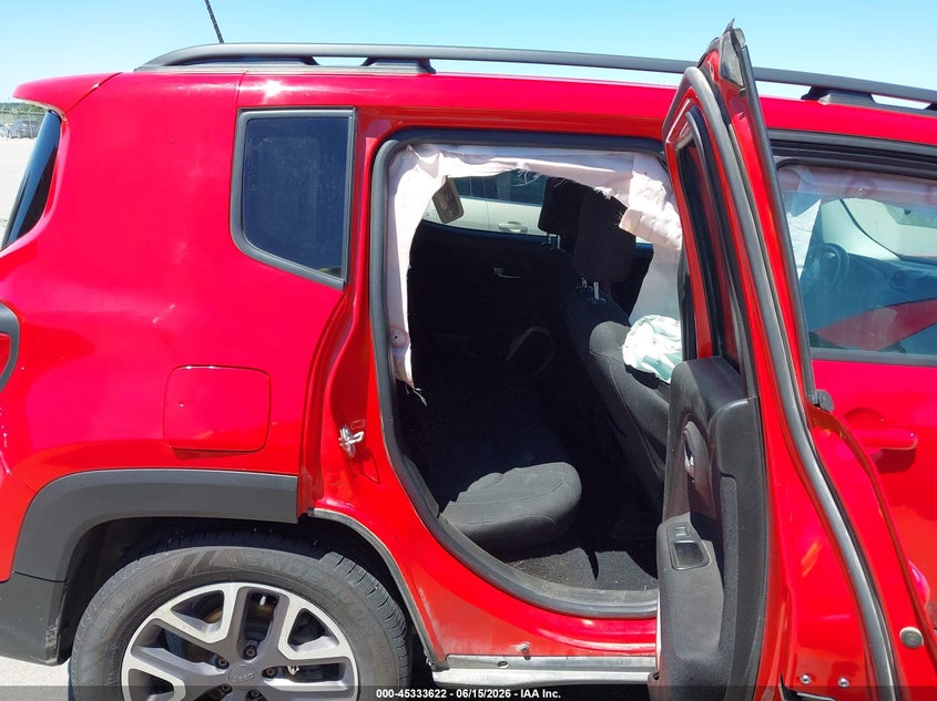 2015 Jeep Renegade VIN ZACCJABT7FPC01100 IAAI salvage auction — FRONT END, Certificate Of Title (Nebraska), sold $550 on 2026-08-13 (photo 8)