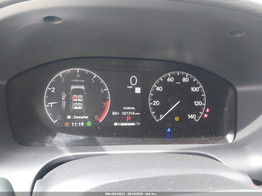 2026 Honda Hr-v VIN 3CZRZ1H34TM723783 IAAI salvage auction — LEFT SIDE, Salvage (North Carolina), sold $9,150 on 2026-07-30 (photo 7)