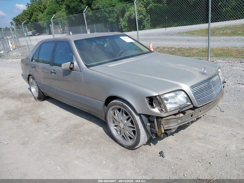 1996 Mercedes-benz S class VIN WDBGA51E4TA302651 IAAI salvage auction — FRONT END, Clear (Virginia), sold $675 on 2026-07-21 (photo 1)