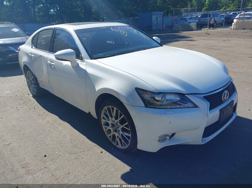 2014 Lexus Gs VIN JTHCE1BL4E5027206 IAAI salvage auction — SIDE, Salvage Title, sold $1,000 on 2026-07-21 (photo 1)