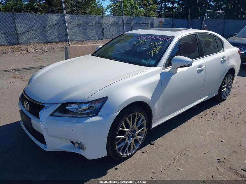 2014 Lexus Gs VIN JTHCE1BL4E5027206 IAAI salvage auction — SIDE, Salvage Title, sold $1,000 on 2026-07-21 (photo 2)