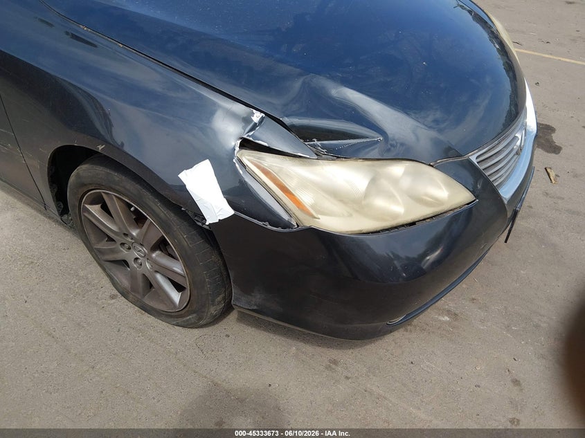 2008 Lexus Es 350 VIN JTHBJ46G082180144 IAAI salvage auction — RIGHT FRONT, Salvage (Connecticut), sold $1,100 on 2026-07-16 (photo 6)