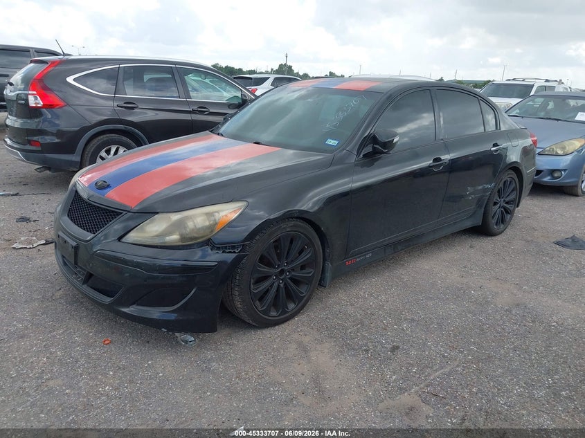 2013 Hyundai Genesis VIN KMHGC4DH0DU257151 IAAI salvage auction — NORMAL WEAR, Original (Texas), sold $325 on 2026-07-08 (photo 2)