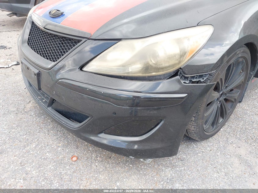 2013 Hyundai Genesis VIN KMHGC4DH0DU257151 IAAI salvage auction — NORMAL WEAR, Original (Texas), sold $325 on 2026-07-08 (photo 6)