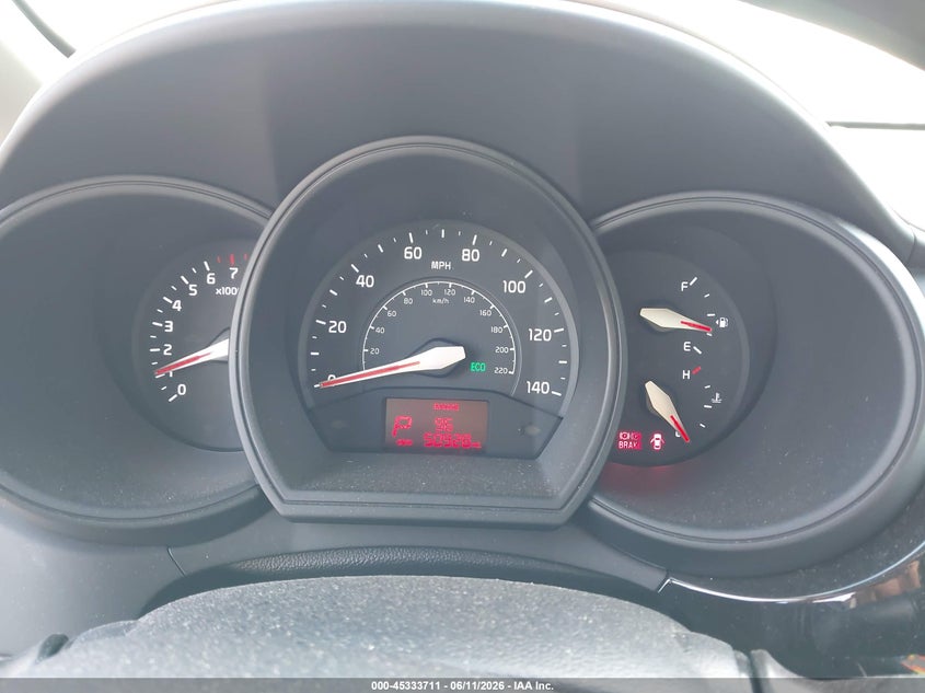 2016 Kia Rio VIN KNADM4A37G6539130 IAAI salvage auction — FRONT END, Salvage (Texas), sold $1,600 on 2026-07-08 (photo 7)
