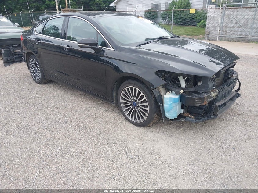 2017 Ford Fusion VIN 3FA6P0T97HR257030 IAAI salvage auction — FRONT END, Salvage Title, sold $1,150 on 2026-07-18 (photo 1)