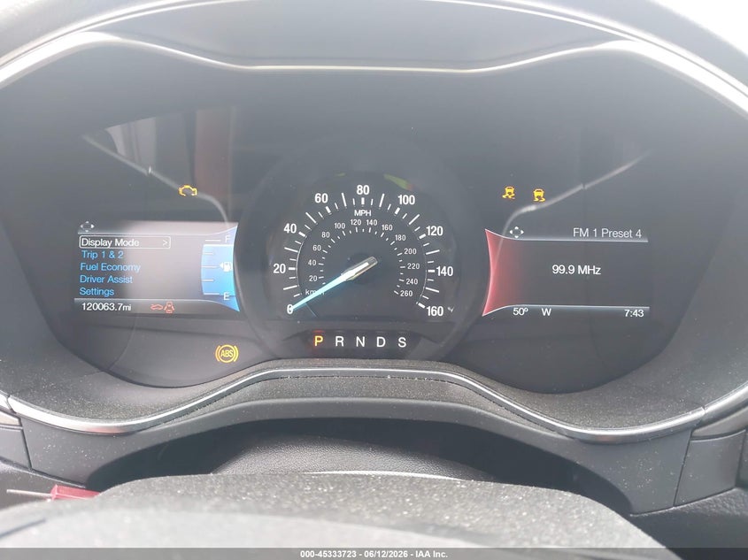 2017 Ford Fusion VIN 3FA6P0T97HR257030 IAAI salvage auction — FRONT END, Salvage Title, sold $1,150 on 2026-07-18 (photo 7)