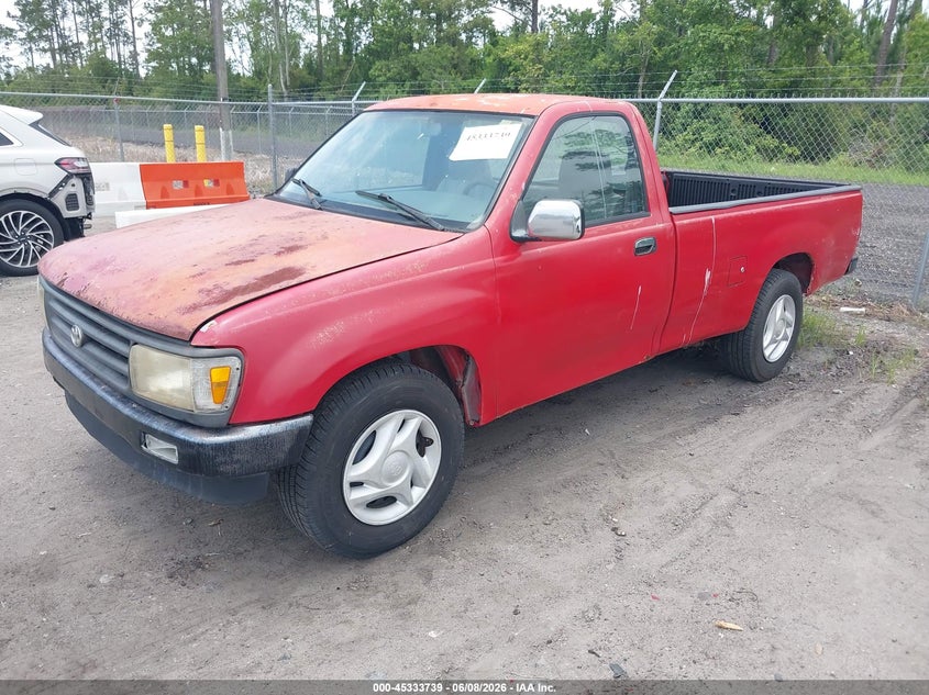 1996 Toyota T100 VIN JT4JM11D5T0016862 IAAI salvage auction — NORMAL WEAR, Clear (Florida), sold $1,050 on 2026-07-07 (photo 2)