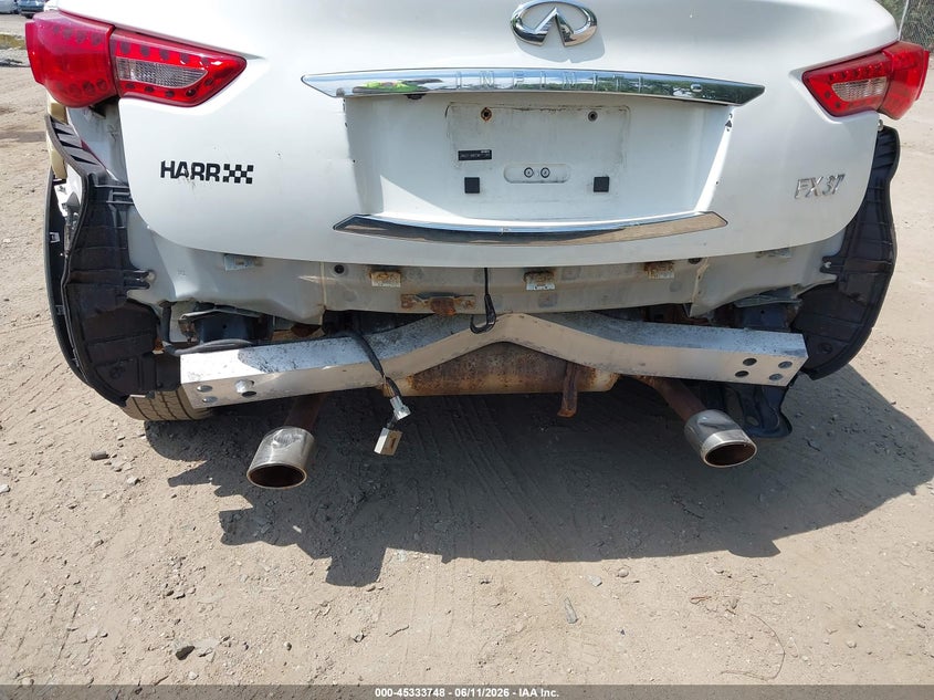 2013 Infiniti Fx VIN JN8CS1MW2DM171265 IAAI salvage auction — REAR END, Salvage (Rhode Island), sold $250 on 2026-07-28 (photo 6)