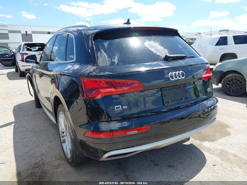 2018 Audi Q5 VIN WA1CNAFY3J2116424 IAAI salvage auction — FRONT END, Salvage Title, sold $3,350 on 2026-07-21 (photo 3)