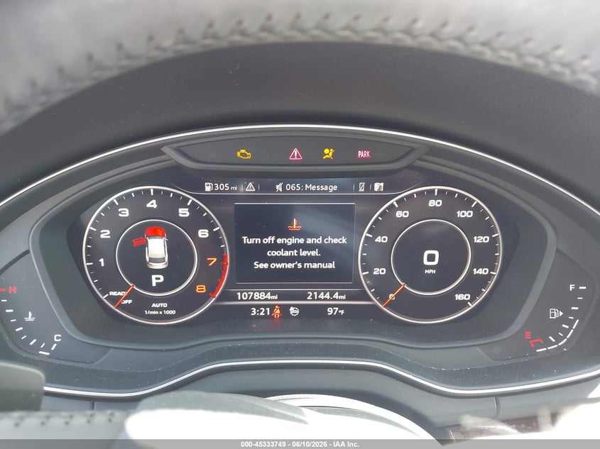 2018 Audi Q5 VIN WA1CNAFY3J2116424 IAAI salvage auction — FRONT END, Salvage Title, sold $3,350 on 2026-07-21 (photo 7)