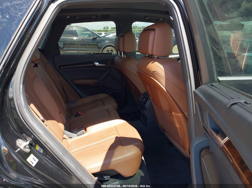 2018 Audi Q5 VIN WA1CNAFY3J2116424 IAAI salvage auction — FRONT END, Salvage Title, sold $3,350 on 2026-07-21 (photo 8)