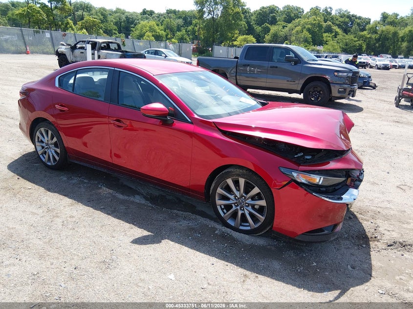 2019 Mazda 3 VIN JM1BPACL9K1112289 IAAI salvage auction — FRONT END, Salvage (New Jersey), sold $1,200 on 2026-07-28 (photo 1)