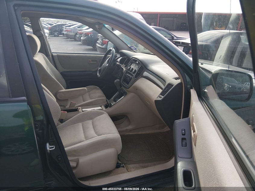 2002 Toyota Highlander VIN JTEGF21A520071144 IAAI salvage auction — NORMAL WEAR, Original (Texas), sold $925 on 2026-07-13 (photo 5)