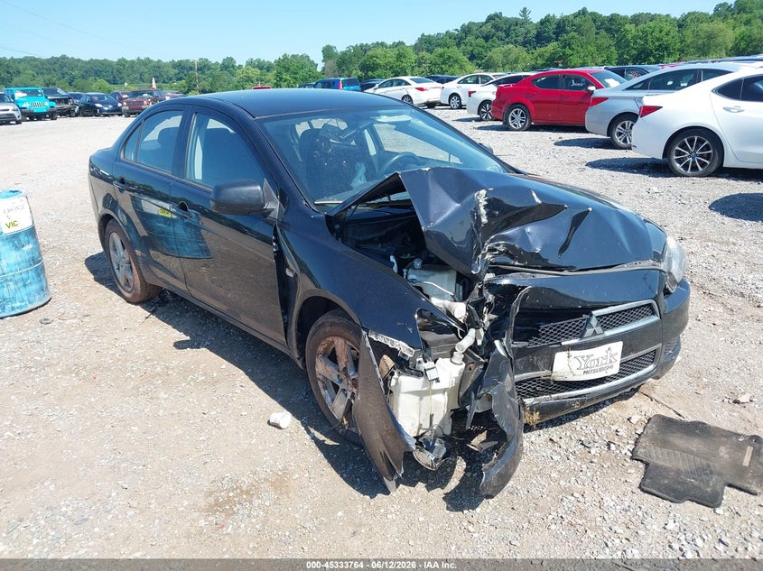 2014 Mitsubishi Lancer VIN JA32V2FW4EU008621 IAAI salvage auction — FRONT END, Salvage Title, sold $300 on 2026-08-01 (photo 1)