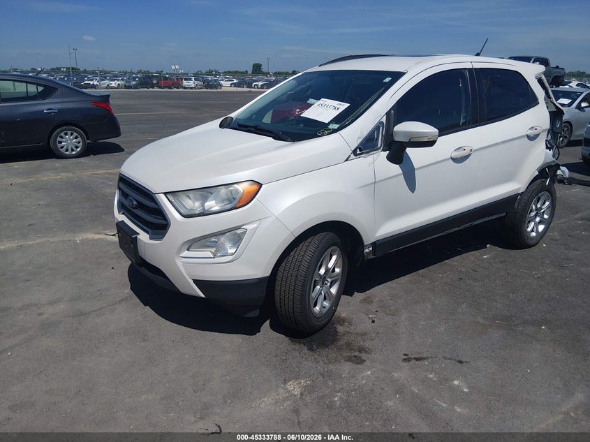 2018 Ford Ecosport VIN MAJ6P1UL5JC187578 IAAI salvage auction — REAR END, Salvage (Illinois), sold $1,200 on 2026-07-31 (photo 2)