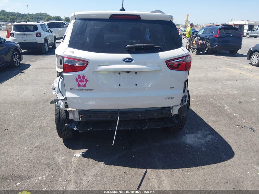2018 Ford Ecosport VIN MAJ6P1UL5JC187578 IAAI salvage auction — REAR END, Salvage (Illinois), sold $1,200 on 2026-07-31 (photo 6)