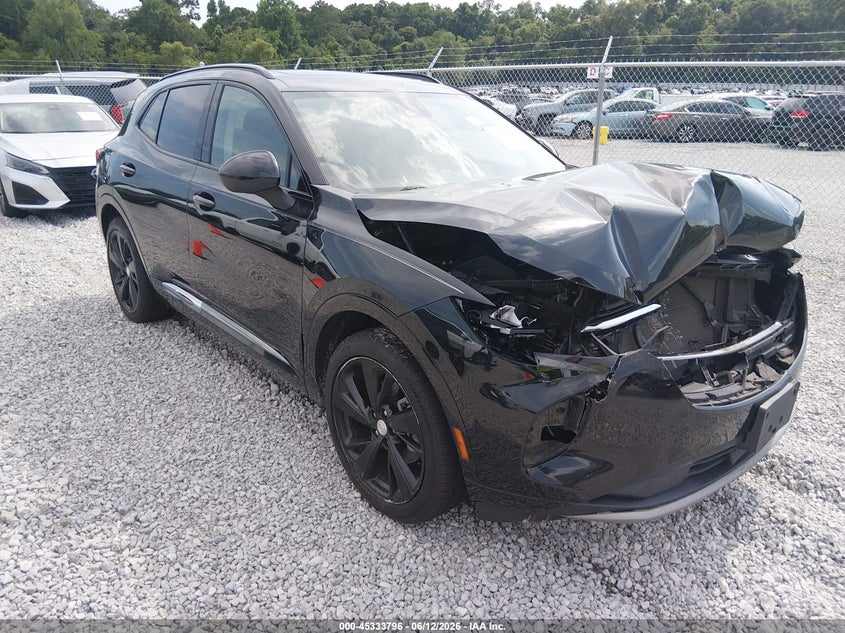 2021 Buick Envision VIN LRBFZNR43MD070124 IAAI salvage auction — FRONT END, Salvage (Alabama), sold $25 on 2026-07-16 (photo 1)