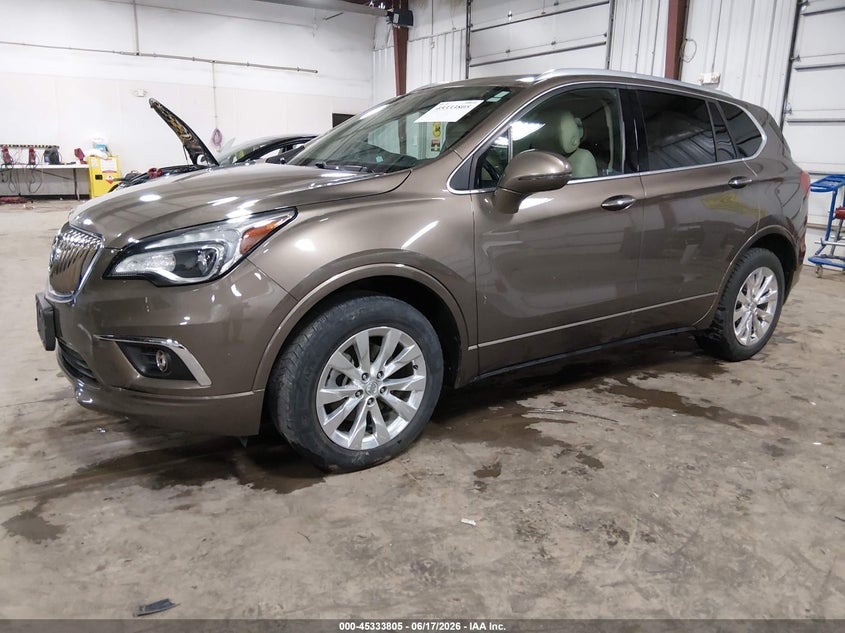 2017 Buick Envision VIN LRBFXBSAXHD003000 IAAI salvage auction — FRONT END, Salvage (Iowa), sold $900 on 2026-07-28 (photo 2)