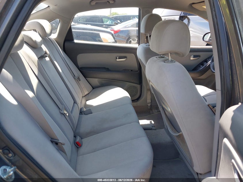 2007 Hyundai Elantra VIN KMHDU46D47U254199 IAAI salvage auction — NORMAL WEAR, Clear (New York), sold $500 on 2026-07-07 (photo 8)
