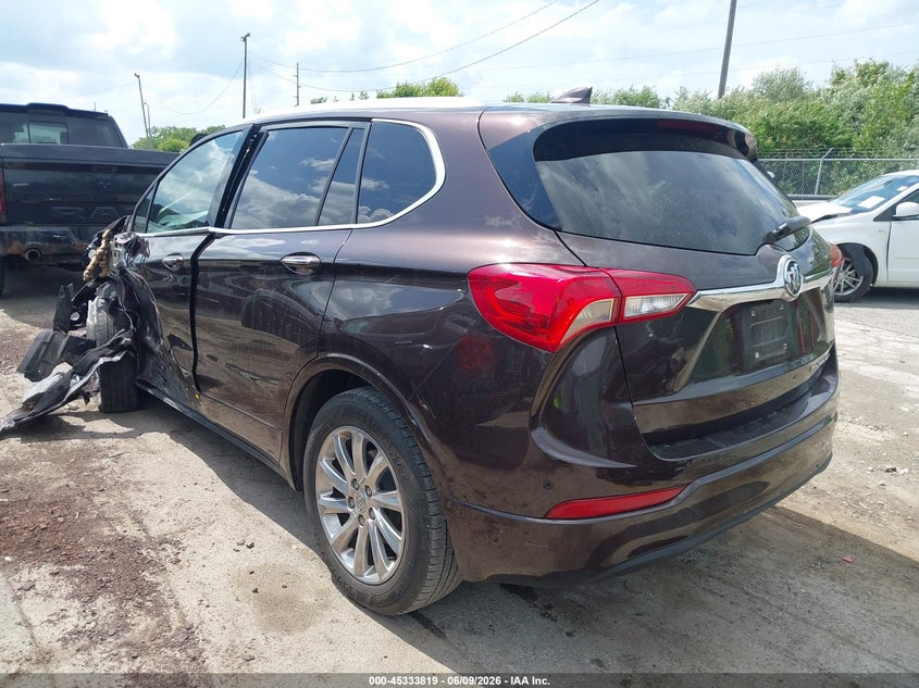 2020 Buick Envision VIN LRBFXCSA2LD111870 IAAI salvage auction — LEFT SIDE, Salvage (Ohio), sold $50 on 2026-07-28 (photo 3)