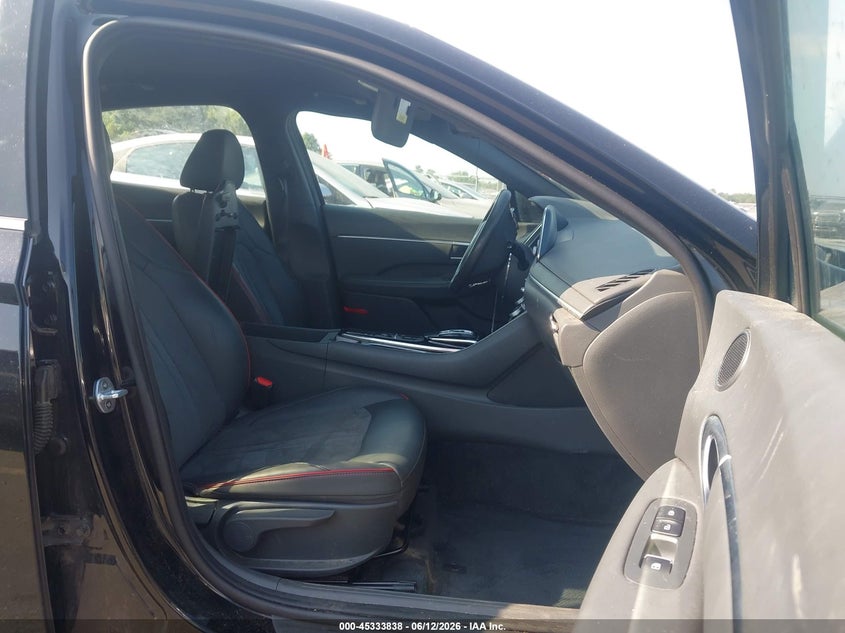 2021 Hyundai Sonata VIN 5NPEJ4J23MH062866 IAAI salvage auction — REAR END, Salvage Title, sold $4,650 on 2026-07-22 (photo 5)