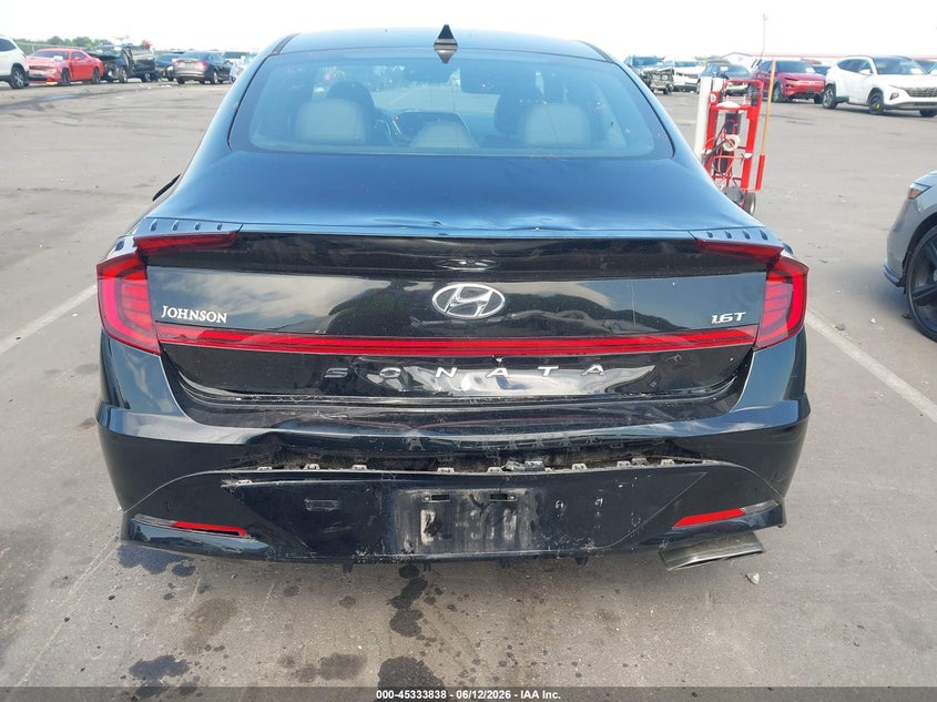 2021 Hyundai Sonata VIN 5NPEJ4J23MH062866 IAAI salvage auction — REAR END, Salvage Title, sold $4,650 on 2026-07-22 (photo 6)