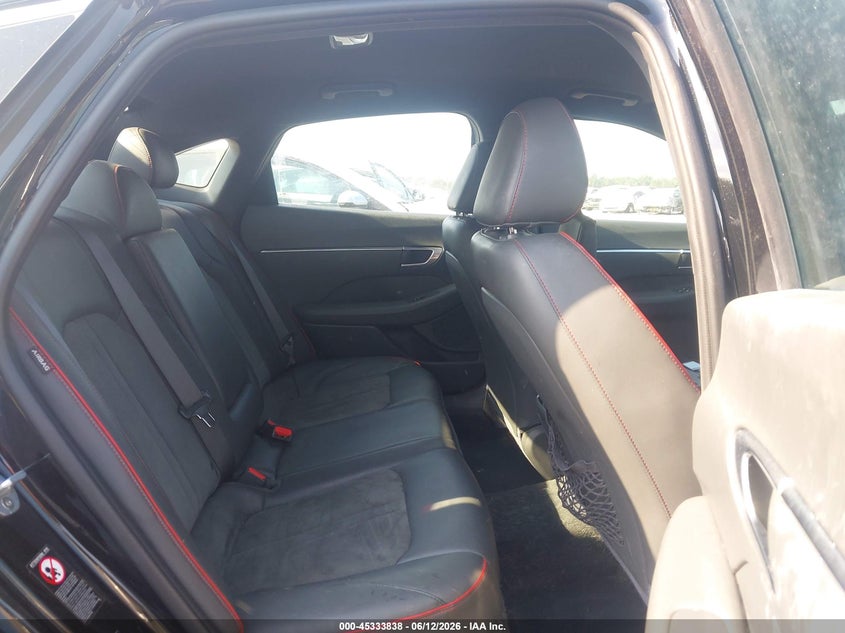 2021 Hyundai Sonata VIN 5NPEJ4J23MH062866 IAAI salvage auction — REAR END, Salvage Title, sold $4,650 on 2026-07-22 (photo 8)