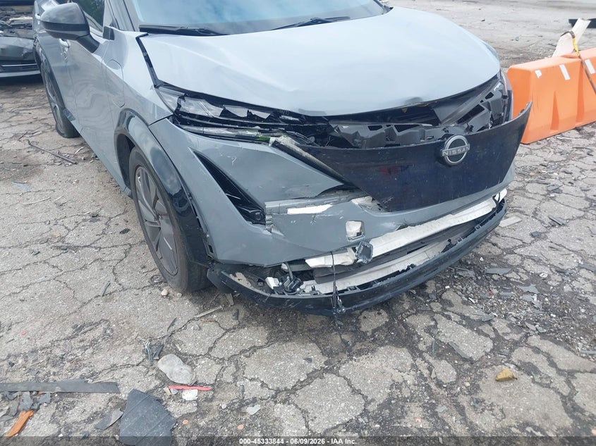 2024 Nissan Ariya VIN JN1DF0BB3RM742951 IAAI salvage auction — FRONT END, Salvage Title, sold $9,600 on 2026-07-30 (photo 6)