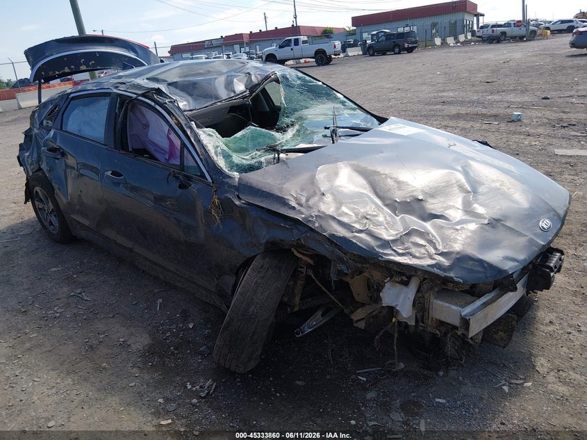 2021 Kia K5 VIN 5XXG14J21MG024394 IAAI salvage auction — ROLLOVER, Salvage (Tennessee), sold $350 on 2026-07-16 (photo 1)