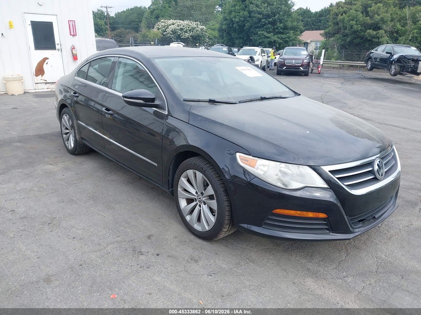 2012 Volkswagen Passat cc VIN WVWMN7AN1CE501234 IAAI salvage auction — NORMAL WEAR, Clear (North Carolina), sold $475 on 2026-07-16 (photo 1)