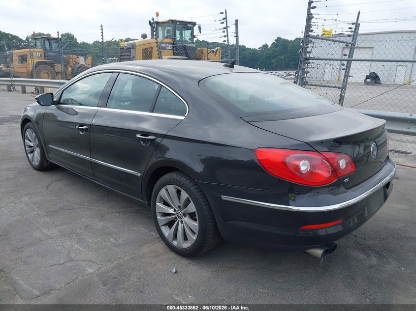 2012 Volkswagen Passat cc VIN WVWMN7AN1CE501234 IAAI salvage auction — NORMAL WEAR, Clear (North Carolina), sold $475 on 2026-07-16 (photo 3)