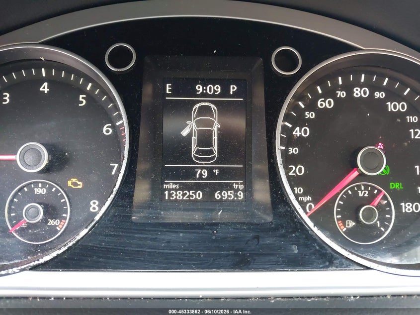 2012 Volkswagen Passat cc VIN WVWMN7AN1CE501234 IAAI salvage auction — NORMAL WEAR, Clear (North Carolina), sold $475 on 2026-07-16 (photo 7)