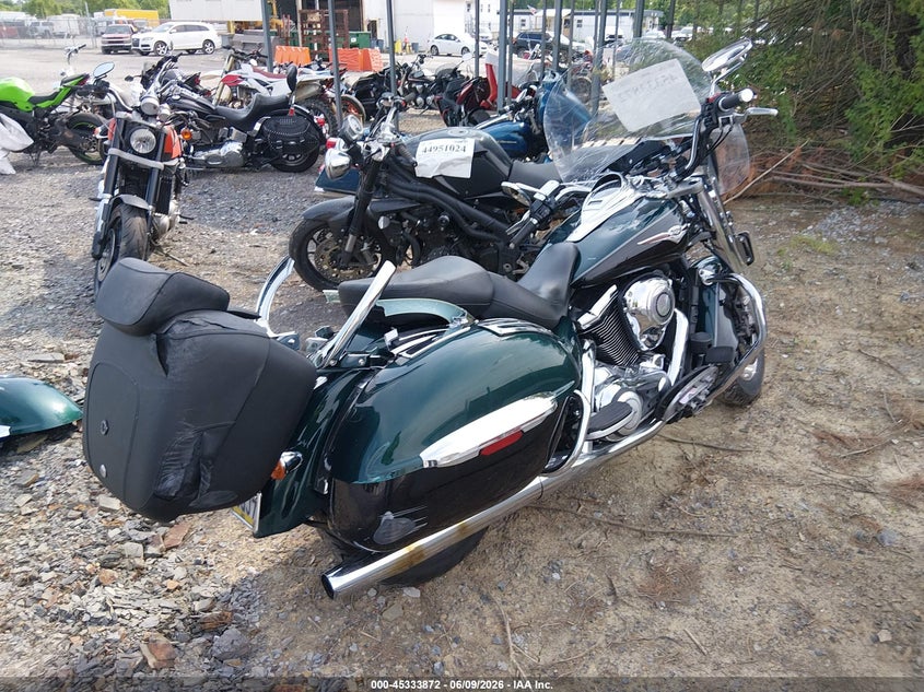 2012 Kawasaki Vulcan VIN JKBVNRC13CA011403 IAAI salvage auction — LEFT & RIGHT, Salvage (Pennsylvania), sold $1,350 on 2026-07-28 (photo 4)